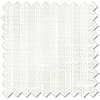 Pesaro Stripe Voile, White - Motorised Roman Blind